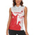 Custom Tunisia Football Women Sleeveless Polo Shirt Go Eagles of Carthage - Wonder Print Shop
