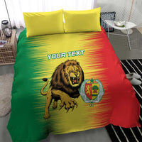 Custom Senegal Football Bedding Set Go Lions of Teranga
