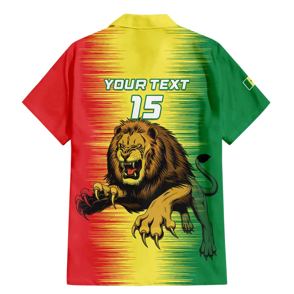 Custom Senegal Football Family Matching Mermaid Dress and Hawaiian Shirt Go Lions of Teranga - Wonder Print Shop