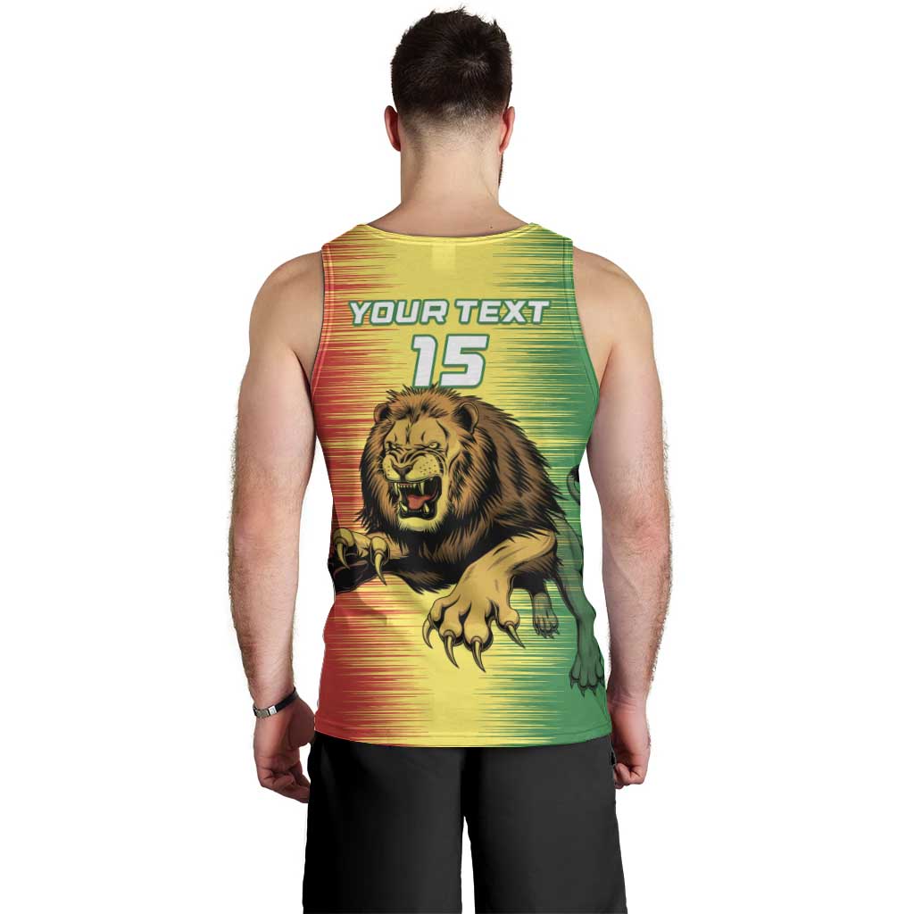 Custom Senegal Football Men Tank Top Go Lions of Teranga - Wonder Print Shop