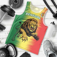 Custom Senegal Football Men Tank Top Go Lions of Teranga - Wonder Print Shop