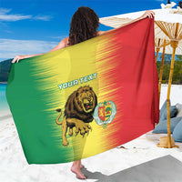 Custom Senegal Football Sarong Go Lions of Teranga - Wonder Print Shop