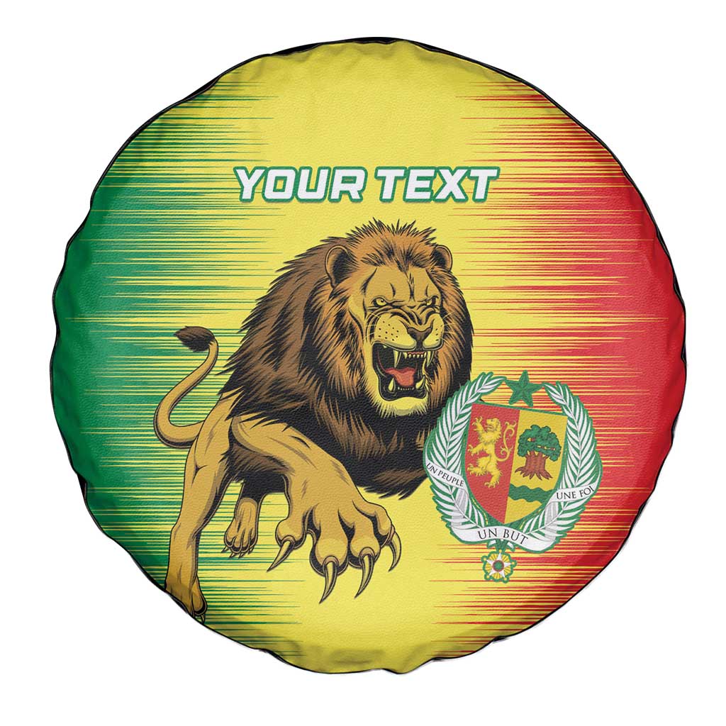 Custom Senegal Football Spare Tire Cover Go Lions of Teranga - Wonder Print Shop