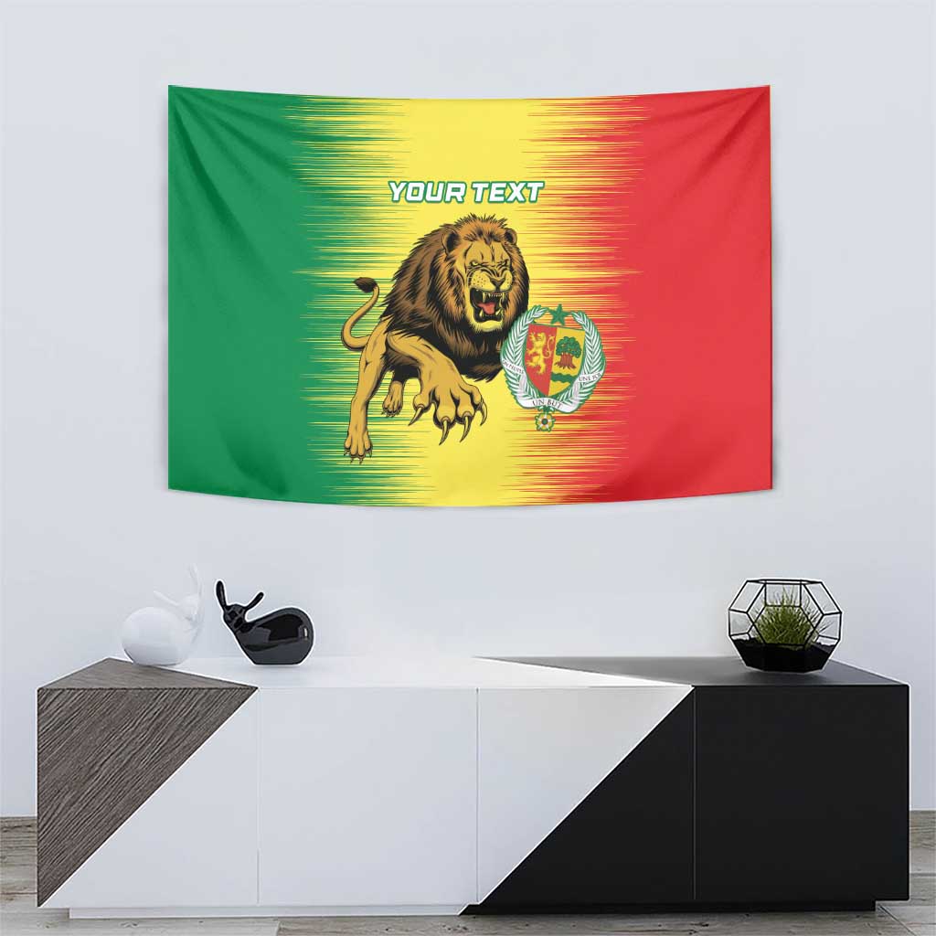 Custom Senegal Football Tapestry Go Lions of Teranga - Wonder Print Shop