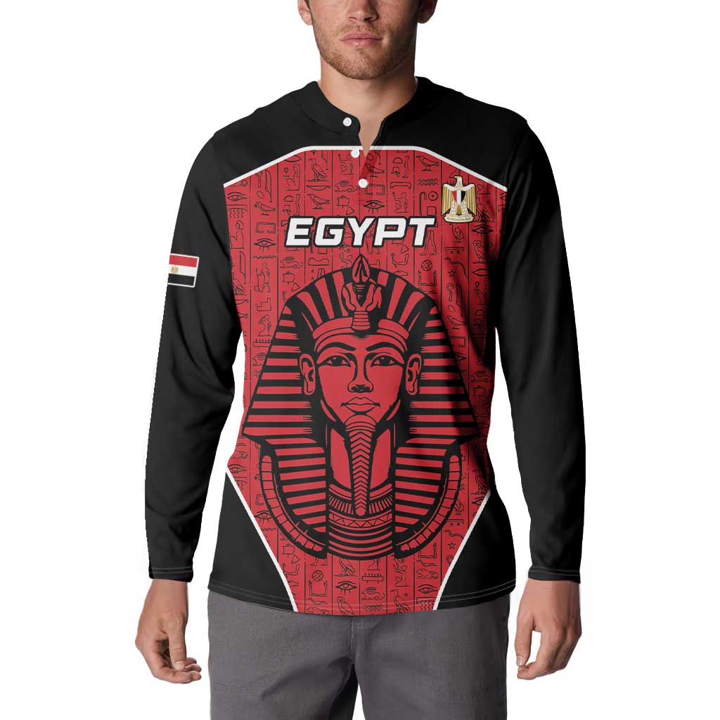 Custom Egypt Football Button Sweatshirt Go Pharaohs