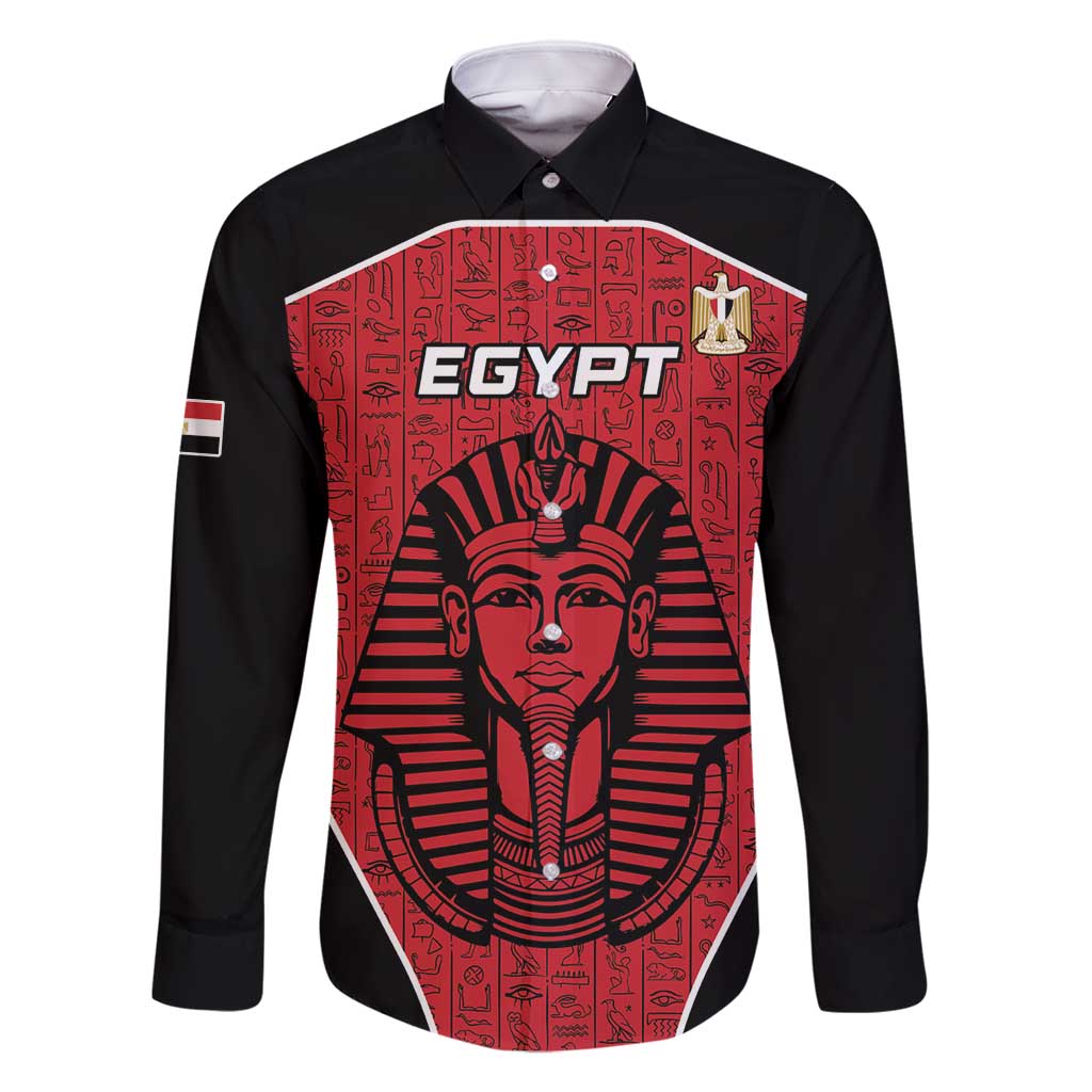 Custom Egypt Football Family Matching Off Shoulder Short Dress and Hawaiian Shirt Go Pharaohs - Wonder Print Shop