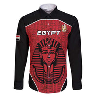 Custom Egypt Football Family Matching Puletasi and Hawaiian Shirt Go Pharaohs