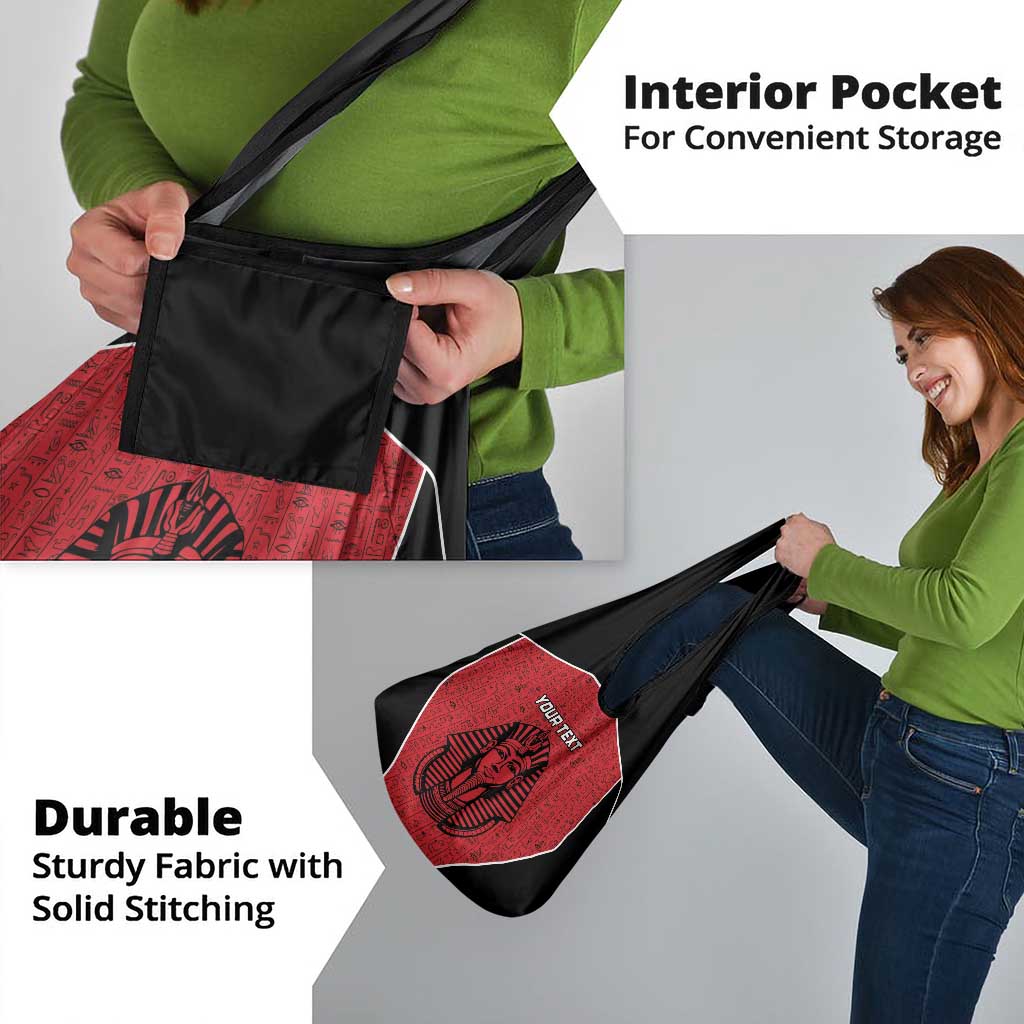 Custom Egypt Football Grocery Bag Go Pharaohs