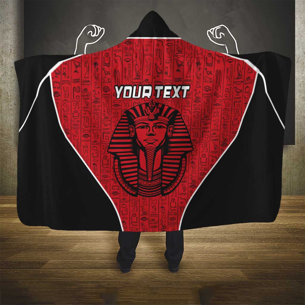 Custom Egypt Football Hooded Blanket Go Pharaohs - Wonder Print Shop