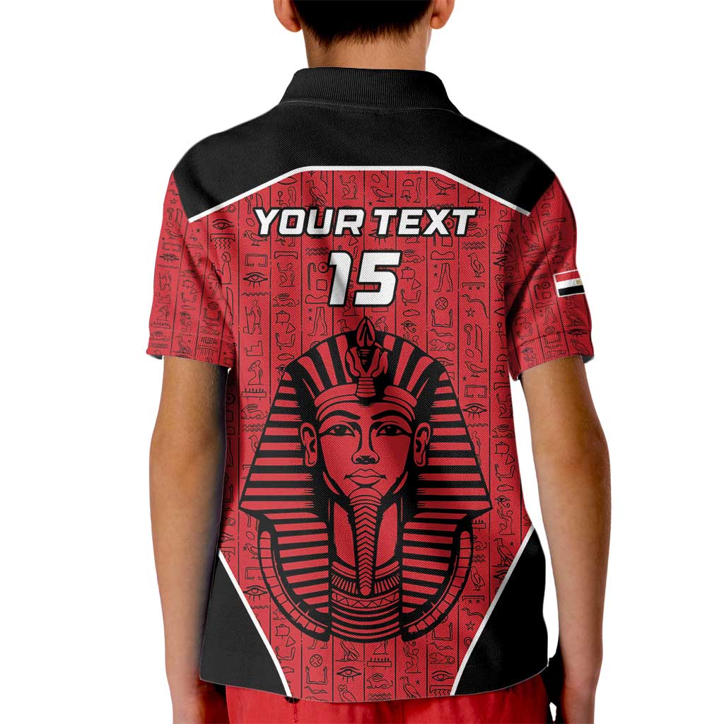 Custom Egypt Football Kid Polo Shirt Go Pharaohs - Wonder Print Shop