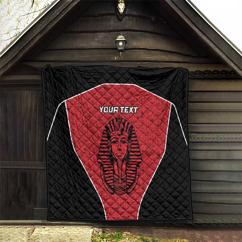 Custom Egypt Football Quilt Go Pharaohs - Wonder Print Shop