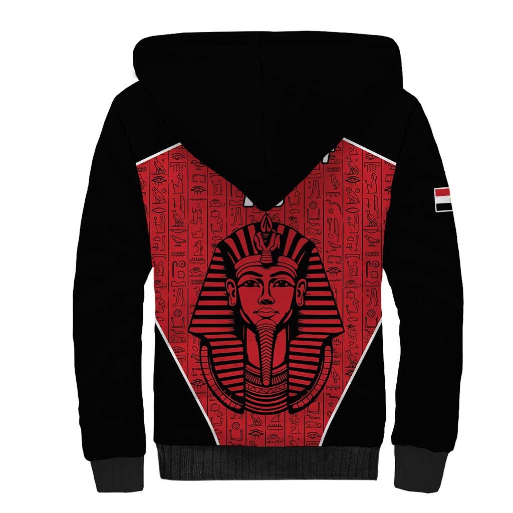 Custom Egypt Football Sherpa Hoodie Go Pharaohs - Wonder Print Shop