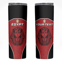 Custom Egypt Football Skinny Tumbler Go Pharaohs - Wonder Print Shop