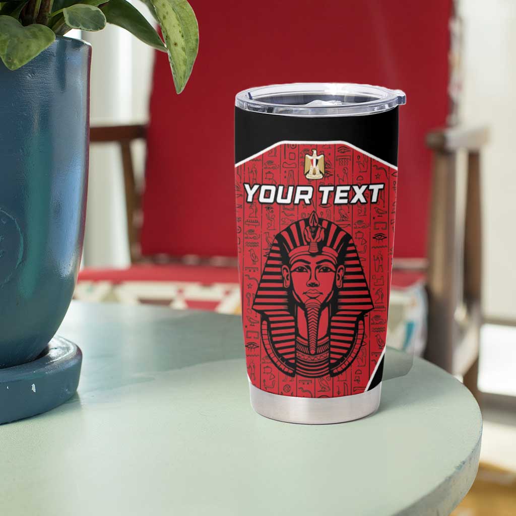 Custom Egypt Football Tumbler Cup Go Pharaohs - Wonder Print Shop