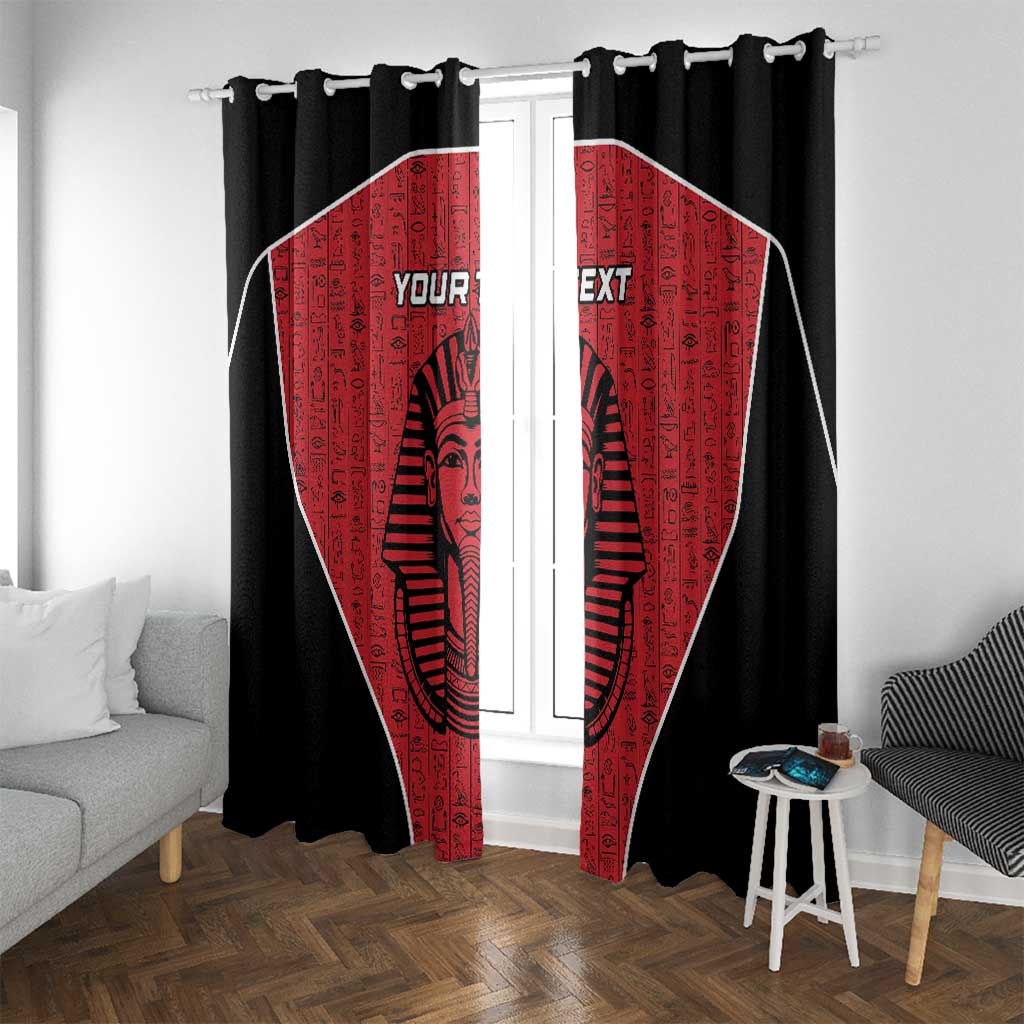 Custom Egypt Football Window Curtain Go Pharaohs - Wonder Print Shop