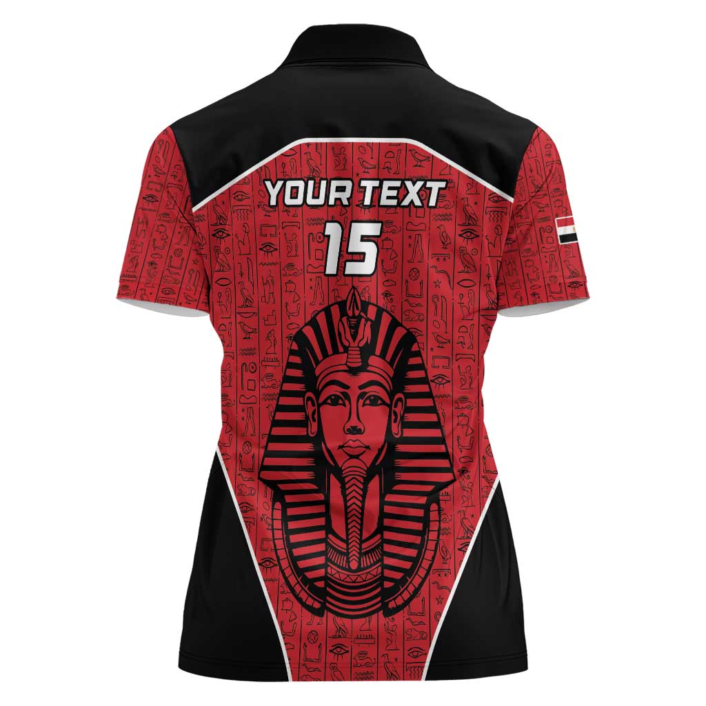 Custom Egypt Football Women Polo Shirt Go Pharaohs - Wonder Print Shop
