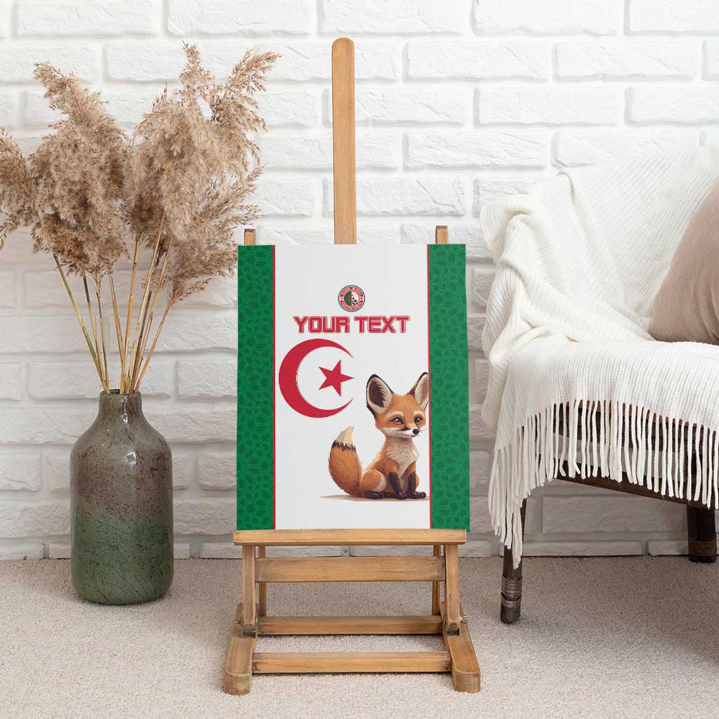 Custom Algeria Football Canvas Wall Art Go Fennec Foxes