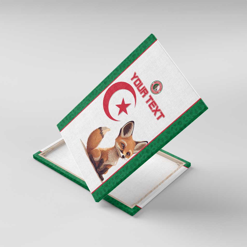 Custom Algeria Football Canvas Wall Art Go Fennec Foxes