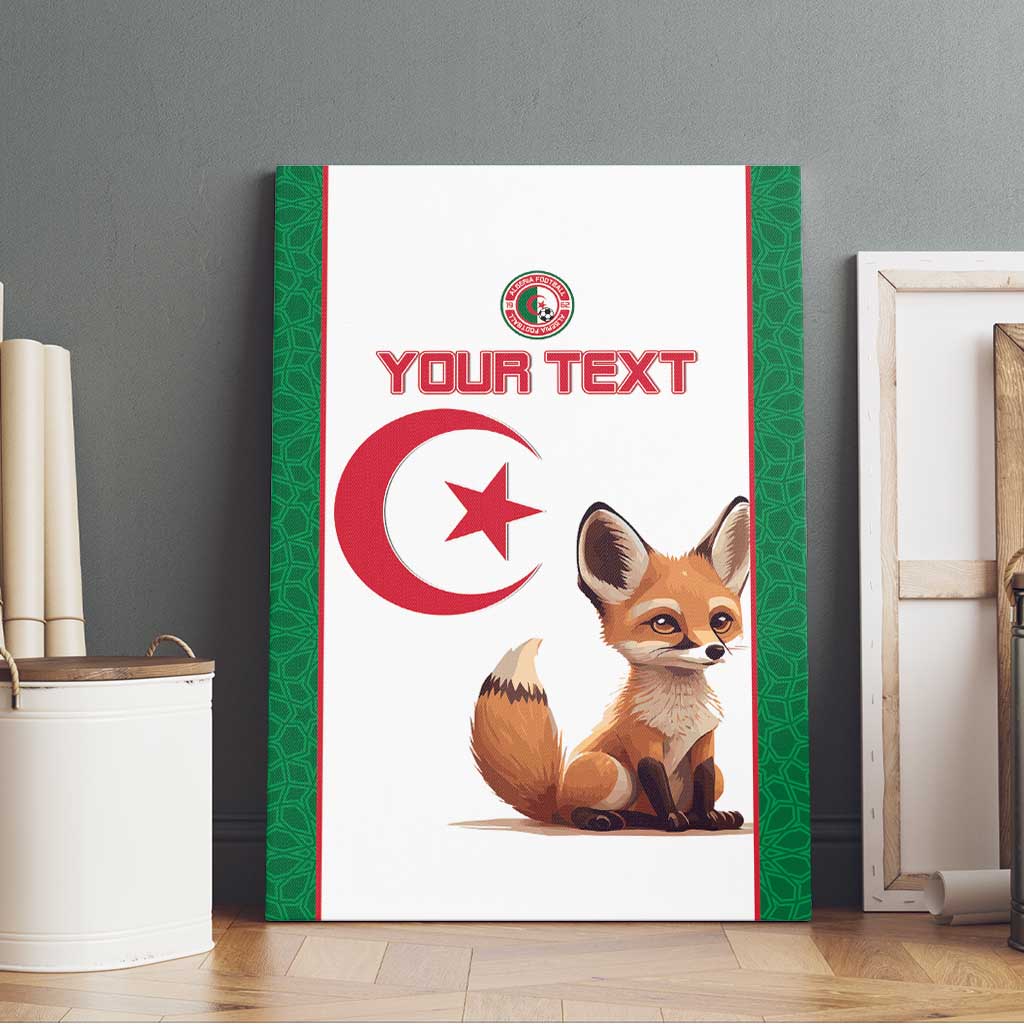 Custom Algeria Football Canvas Wall Art Go Fennec Foxes