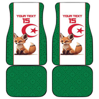 Custom Algeria Football Car Mats Go Fennec Foxes