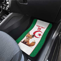 Custom Algeria Football Car Mats Go Fennec Foxes