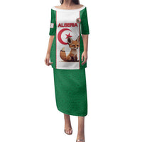 Custom Algeria Football Family Matching Puletasi and Hawaiian Shirt Go Fennec Foxes