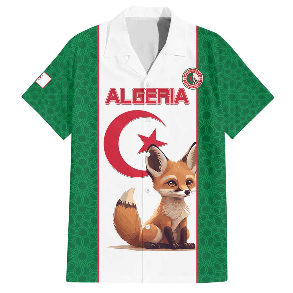 Custom Algeria Football Family Matching Tank Maxi Dress and Hawaiian Shirt Go Fennec Foxes - Wonder Print Shop