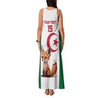 Custom Algeria Football Family Matching Tank Maxi Dress and Hawaiian Shirt Go Fennec Foxes - Wonder Print Shop