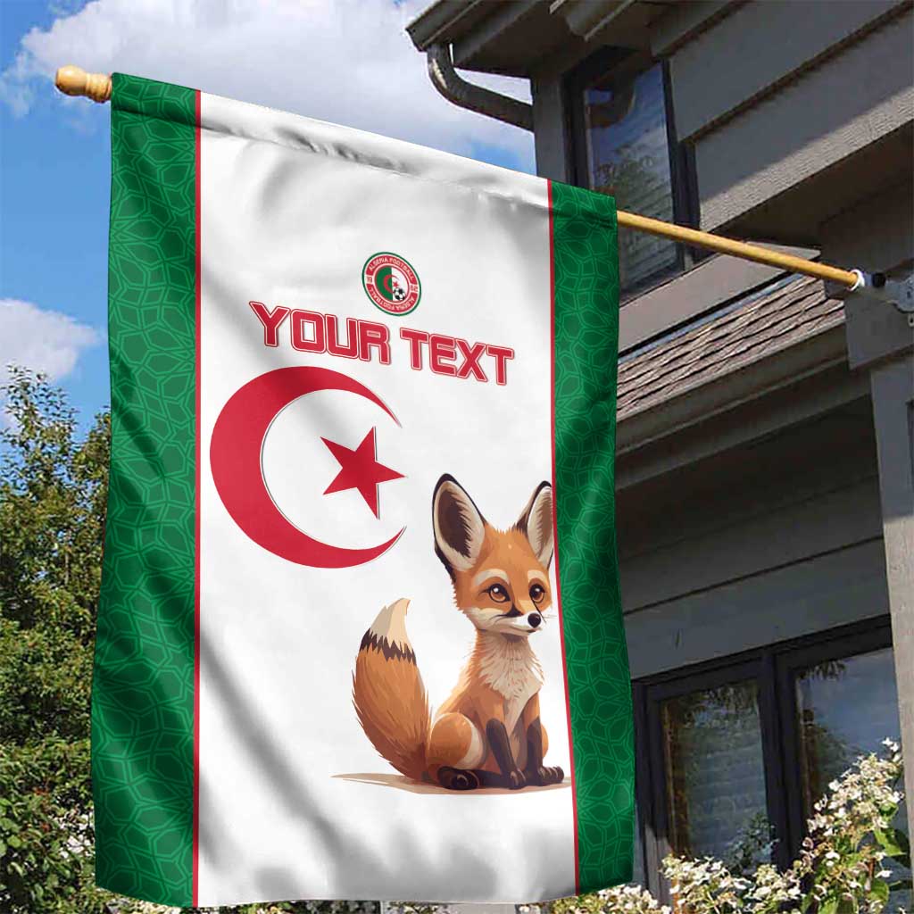 Custom Algeria Football Garden Flag Go Fennec Foxes - Wonder Print Shop