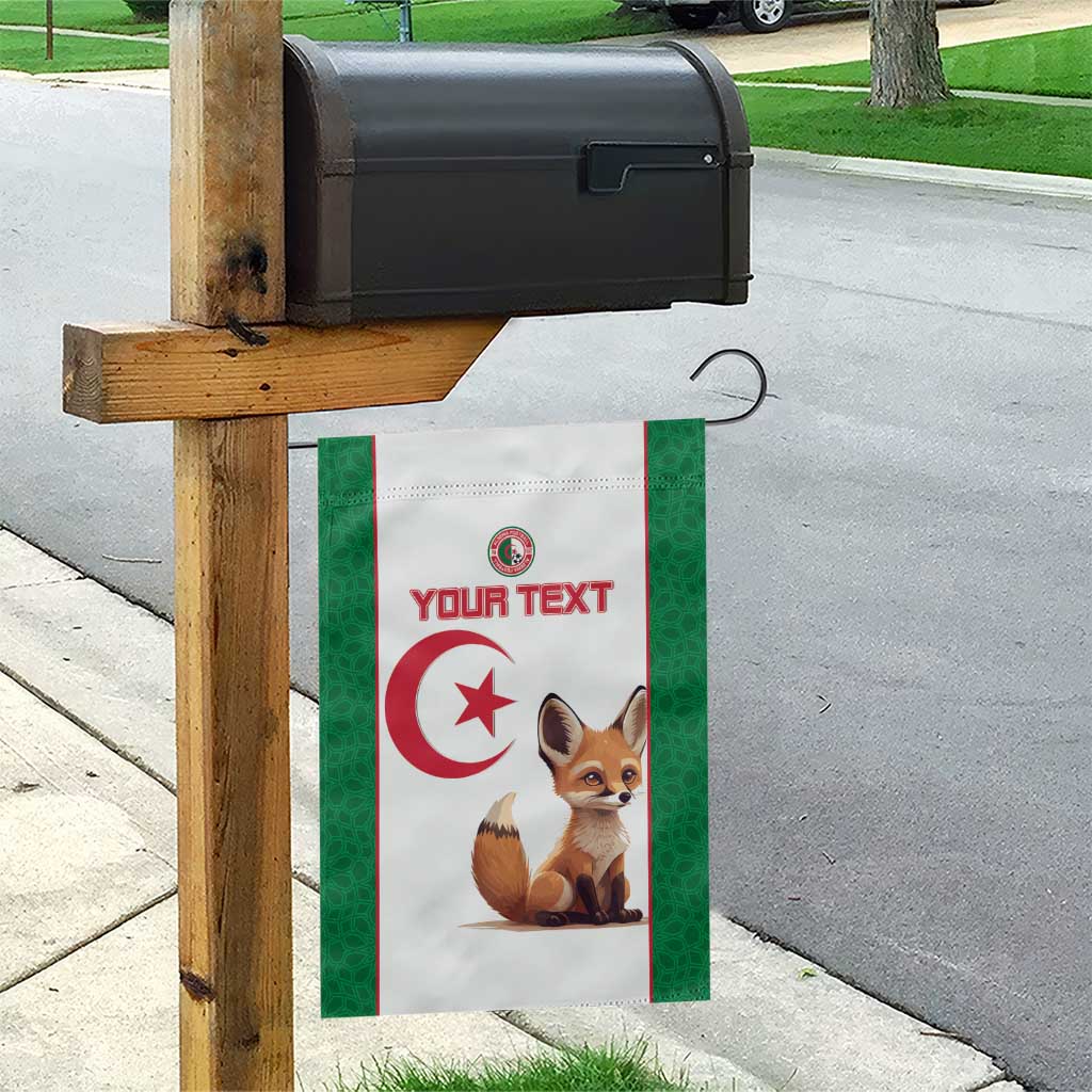 Custom Algeria Football Garden Flag Go Fennec Foxes - Wonder Print Shop