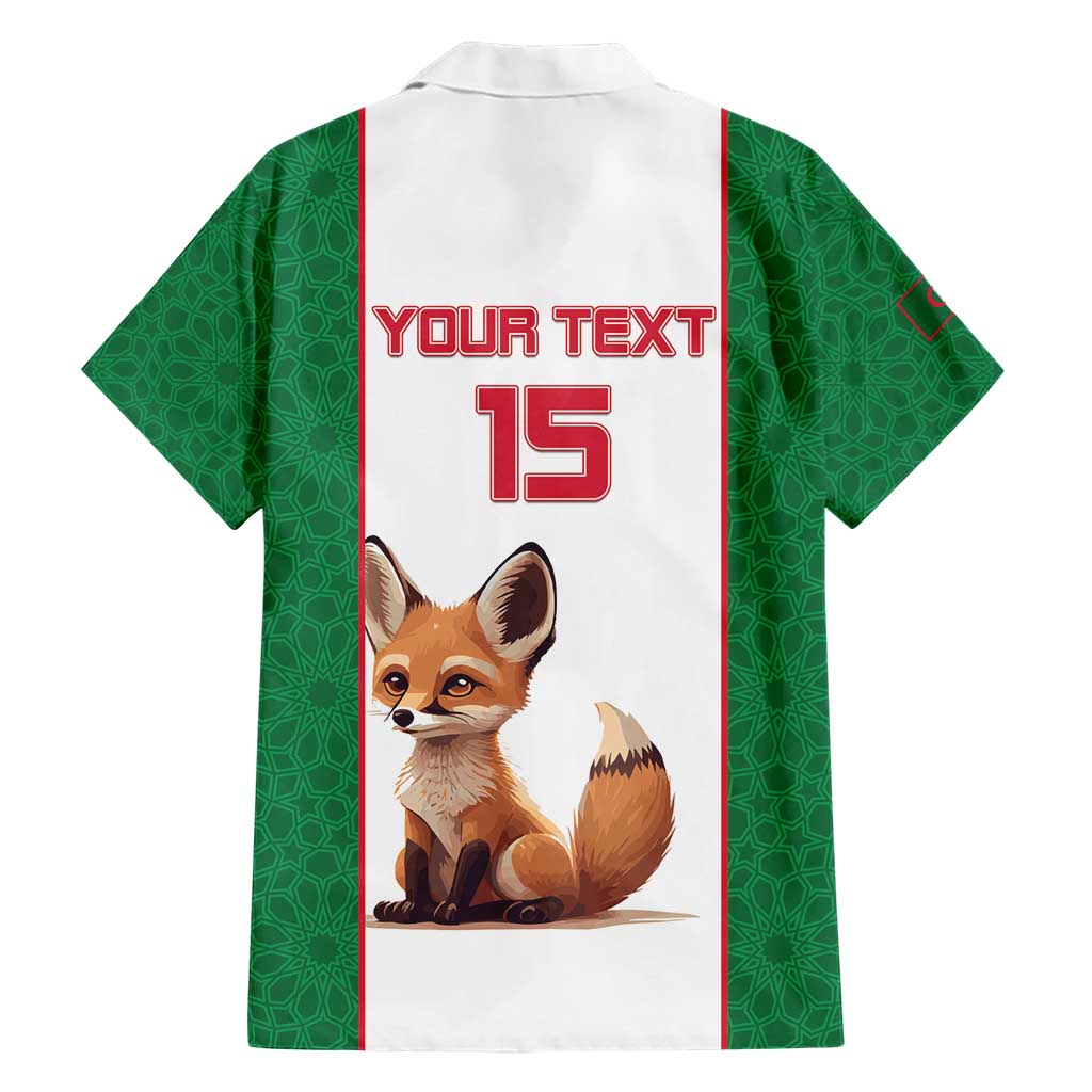 Custom Algeria Football Hawaiian Shirt Go Fennec Foxes - Wonder Print Shop