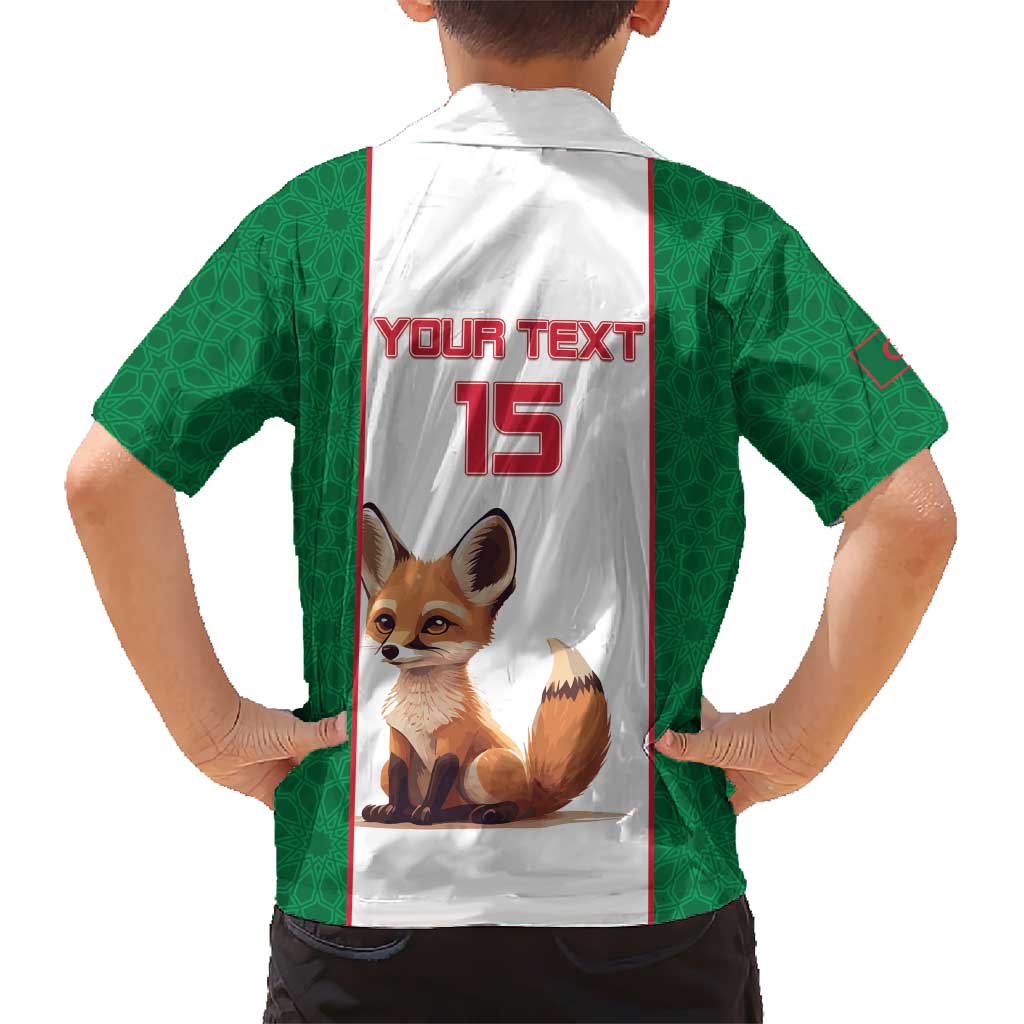 Custom Algeria Football Hawaiian Shirt Go Fennec Foxes - Wonder Print Shop