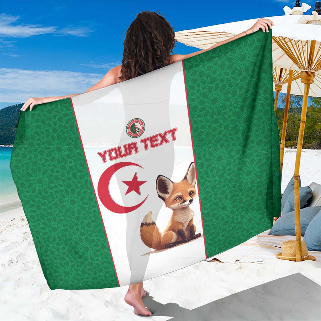 Custom Algeria Football Sarong Go Fennec Foxes - Wonder Print Shop