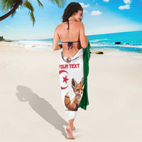 Custom Algeria Football Sarong Go Fennec Foxes - Wonder Print Shop