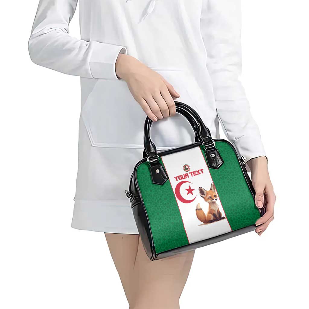 Custom Algeria Football Shoulder Handbag Go Fennec Foxes - Wonder Print Shop
