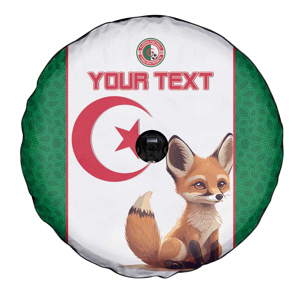 Custom Algeria Football Spare Tire Cover Go Fennec Foxes - Wonder Print Shop