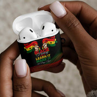 Ghana Black History Month AirPods Case Live It Learn It Make It - Wonder Print Shop