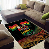 Ghana Black History Month Area Rug Live It Learn It Make It - Wonder Print Shop