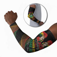 Personalized Ghana Black History Month Arm Sleeves Live It Learn It Make It - Wonder Print Shop