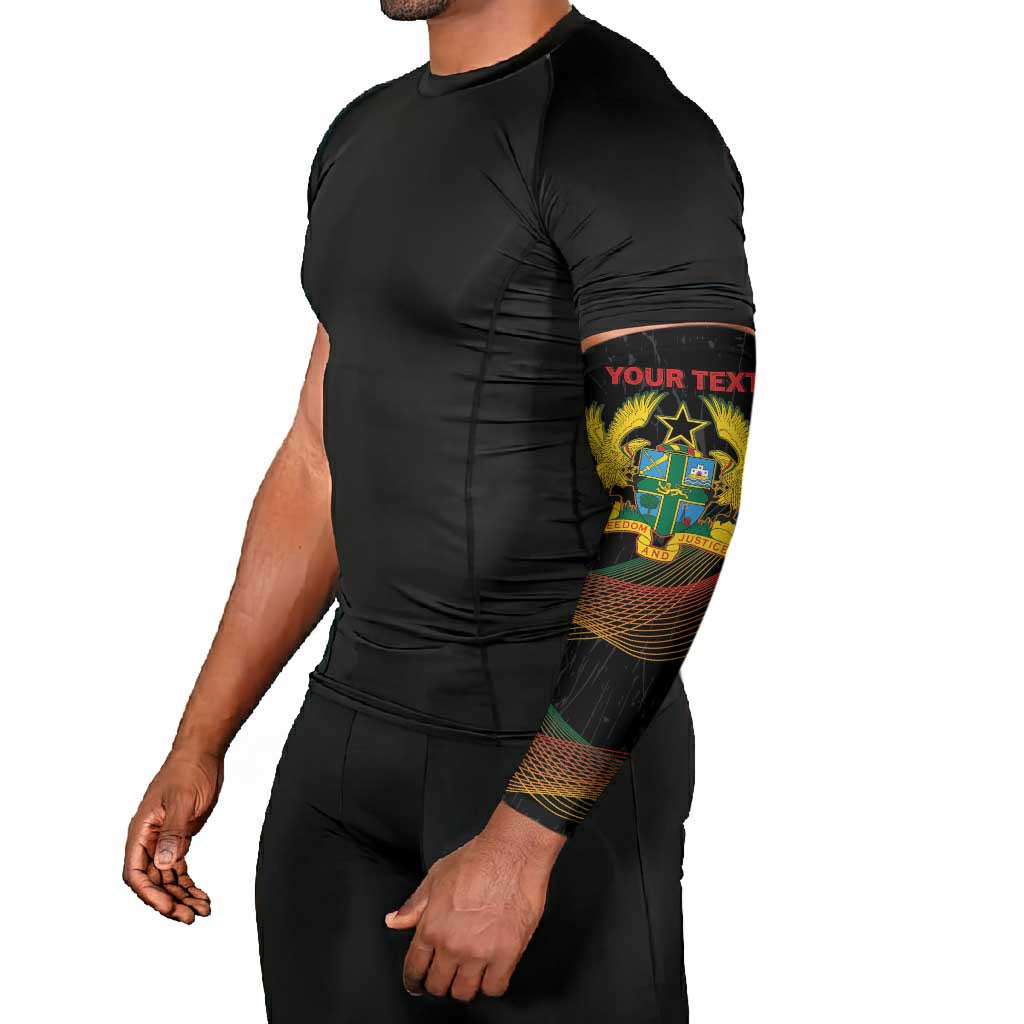 Personalized Ghana Black History Month Arm Sleeves Live It Learn It Make It - Wonder Print Shop