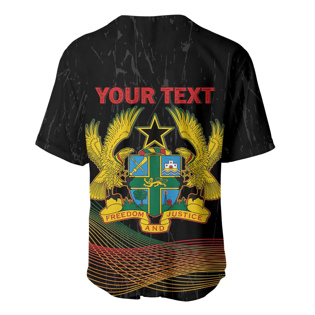 Personalized Ghana Black History Month Baseball Jersey Live It Learn It Make It - Wonder Print Shop