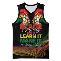 Personalized Ghana Black History Month Basketball Jersey Live It Learn It Make It - Wonder Print Shop