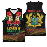 Personalized Ghana Black History Month Basketball Jersey Live It Learn It Make It - Wonder Print Shop