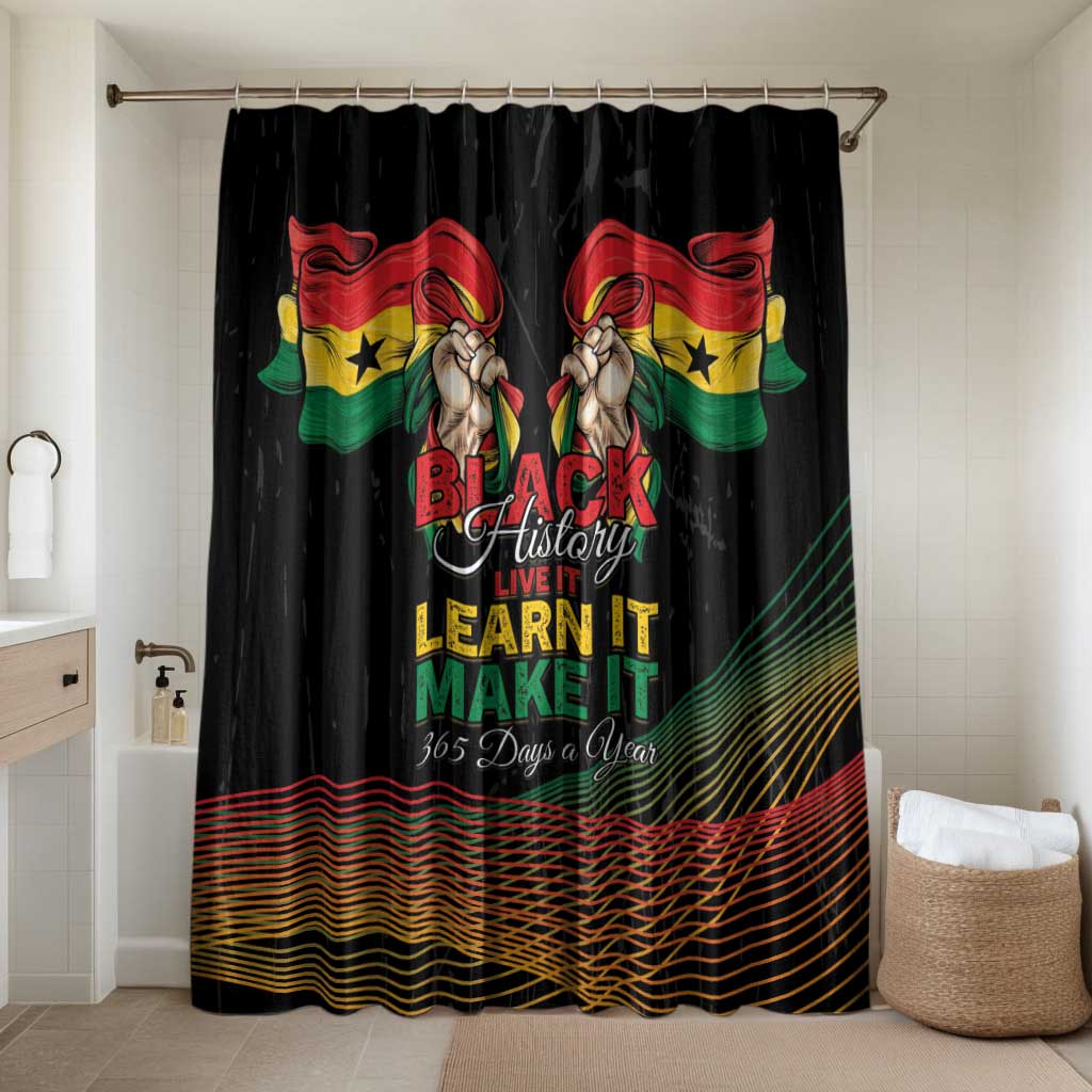 Ghana Black History Month Bathroom Set Live It Learn It Make It - Wonder Print Shop