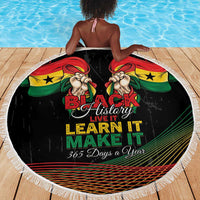Ghana Black History Month Beach Blanket Live It Learn It Make It - Wonder Print Shop