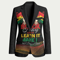 Personalized Ghana Black History Month Blazer Live It Learn It Make It - Wonder Print Shop