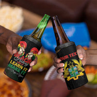 Personalized Ghana Black History Month 4 in 1 Can Cooler Tumbler Live It Learn It Make It - Wonder Print Shop
