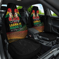 Ghana Black History Month Car Seat Cover Live It Learn It Make It - Wonder Print Shop