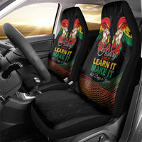 Ghana Black History Month Car Seat Cover Live It Learn It Make It - Wonder Print Shop