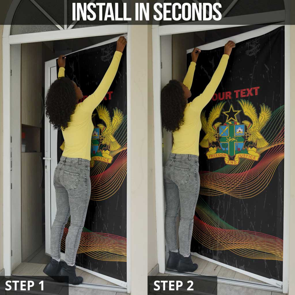 Personalized Ghana Black History Month Door Cover Live It Learn It Make It - Wonder Print Shop